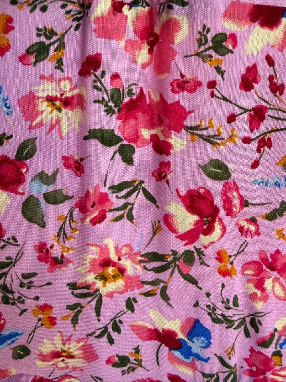 Hello Molly NWT Pink Floral Ruffle Mini Dress Open Back Tie Flutter Sleeve US 4 - Picture 6 of 16